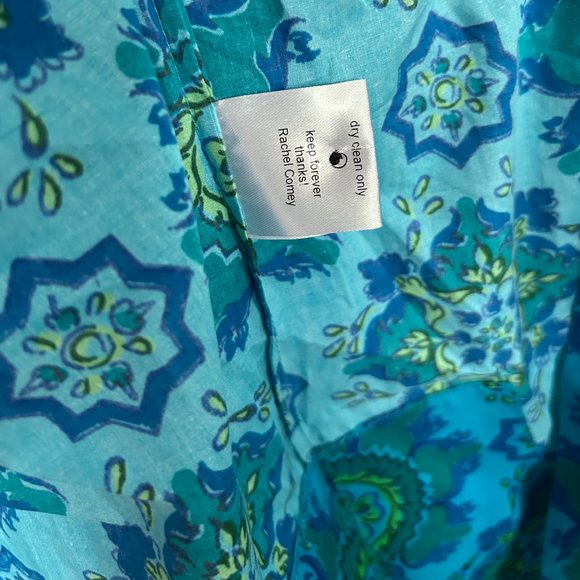 Rachel Comey Shirt Brand New Never worn Blue with pattern womens size 0 - Picture 5 of 5